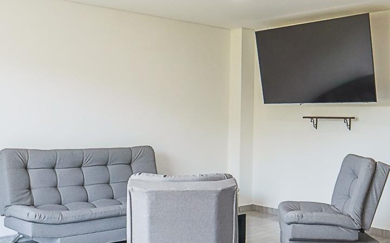 Apartamento Guatapé con vista a la Piedra Peñol.